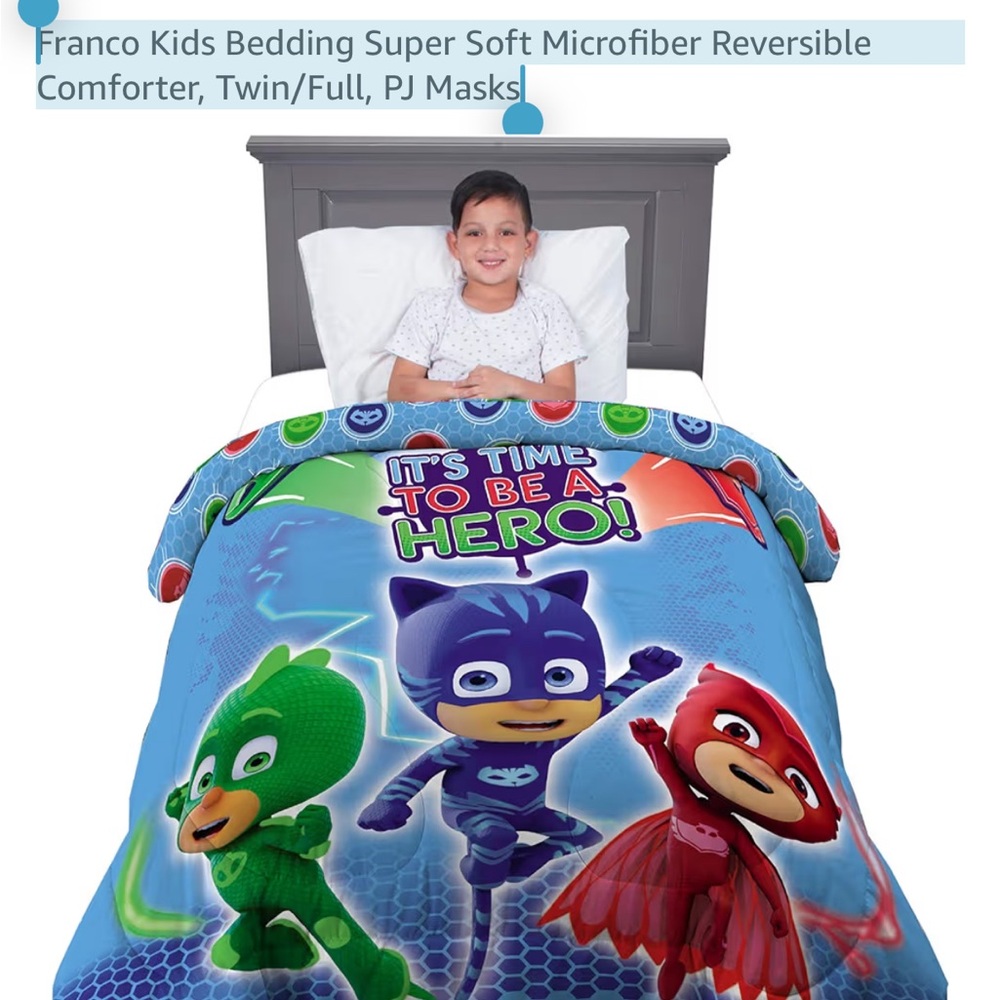 Franco Kids Bedding PJ Masks Microfiber Comforter